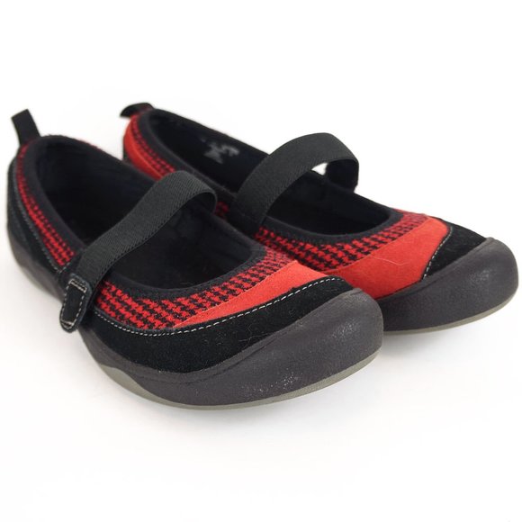 Khombu Shoes - 2/$25 Terrain by Khombu Mary Jane Flats Red Plaid